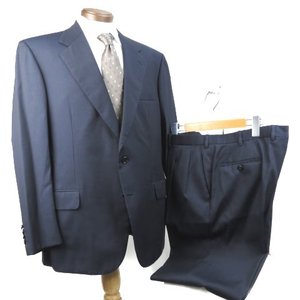 スーツ 総裏 2釦 シングル イタリア製 ネイビー 濃紺
