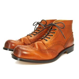 WING TIP BOOTS with BACK ZIP ALEX PU8054-1138-19C 