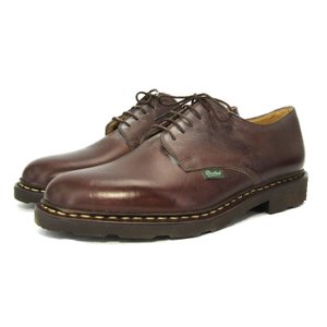 未使用 Paraboot パラブーツ プレーントゥ 703813 ARLES リスレザー カフェ グリフ MARRON LIS CAFE UK9 箱付シューズ 中古 10004833