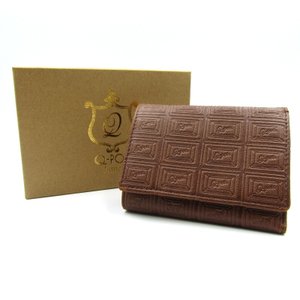 三つ折り財布 チョコレートバー ミニウォレット コンパクト