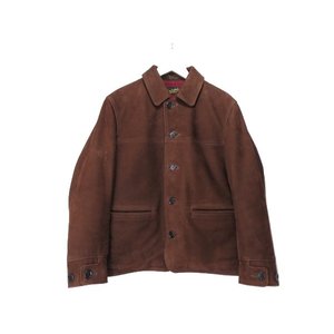 14AW T-DRIVING JKT N ヌバック ジャケット 茶 XS