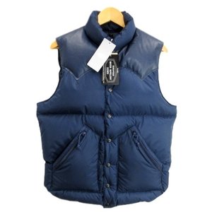 ROCKY MOUNTAIN × BRIEFING × BEAMS 17AW ダウンベスト 別注 紺 38