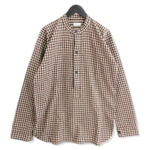 FLANNEL PULLOVER STAND COLLAR SHIRTS 3033 