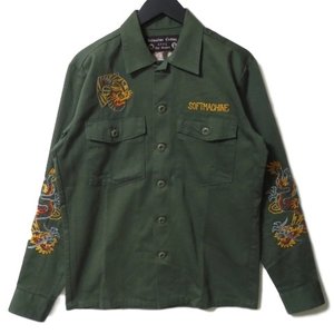 長袖シャツ 16SS TERRITORY SHIRTS スーベニア シャツジャケット オリーブ M メンズ