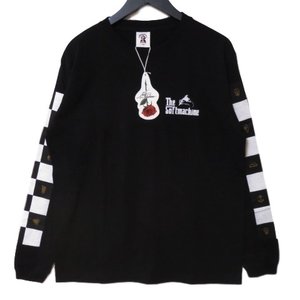 未使用 長袖Ｔシャツ ロゴプリント CHESS BOARD L/S 黒 L タグ付き メンズ