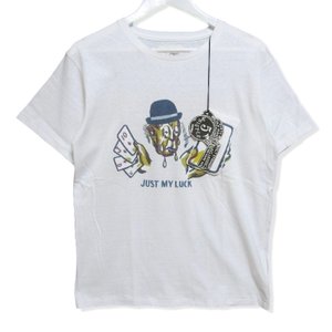 半袖Tee WM1711 Tシャツ JUST MY LUCK Gimmic Tee ホワイト 白 M タグ付き メンズ