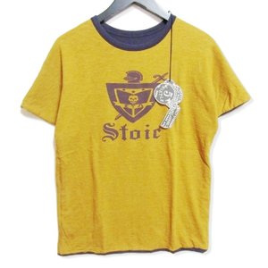 半袖Tee WM1716 Tシャツ Stoic W Face Tee リバーシブル マスタード 紫 M タグ付き メンズ