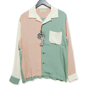 CRAZY PATTER SHIRTS WS-1803 長袖シャツ オープンカラー マルチカラー M タグ付き メンズ