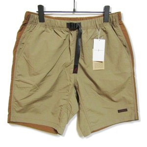 SELL PACKABLE SHORTS GMP-20S1452 パッカブルショーツ ブラウン 茶 M タグ付き