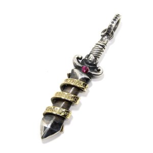 ペンダント ダガー K18 シルバー ルビー SP106A DAGGER PENDANT HEAD RJB