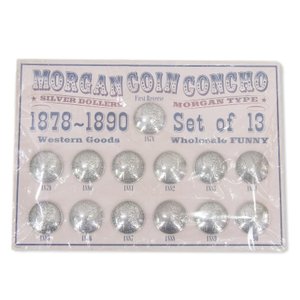 モルガンコイン コンチョ カウントアップ 1878〜1890年 13枚セット