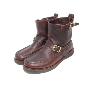 SNAKE BOOTS スネークブーツ ストラップ ノックアバウト 赤茶 