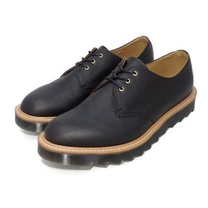 ドクターマーチン 3ホール イングランド製 英国 1461 3 EYELET SHOES ブラック 黒 UK9 