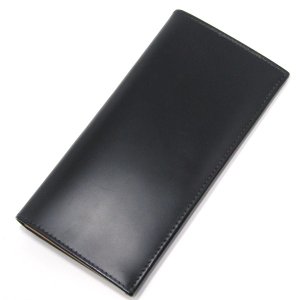 長財布 BH2112EJR SLIM LONG WALLET ブライドル ロングウォレット ブラック イエロー 