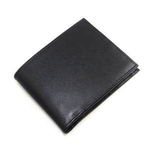 二つ折り財布 ST141JR BILLFOLD3C/C&COIN PURSE カーフ 黒 ブラック ターコイズ