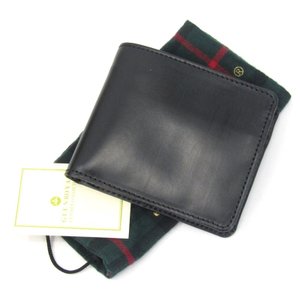 二つ折り財布 ブライドル 03-6171 HIP WALLET WITH DIVIDER ブラック/パープル 