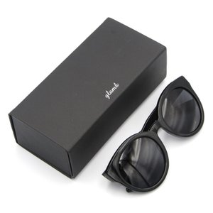 サングラス Lawrence ローレンス ラウンド GB0318/AC23 ブラック 黒 メガネ 眼鏡 中古