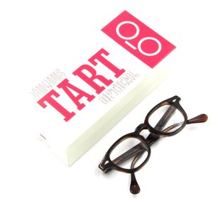  未使用 JULIUS TART OPTICAL ジュリアスタートオプティカル メガネフレーム ARアーネル DEMI AMBER メガネ 眼鏡 サングラス 中古 50012660