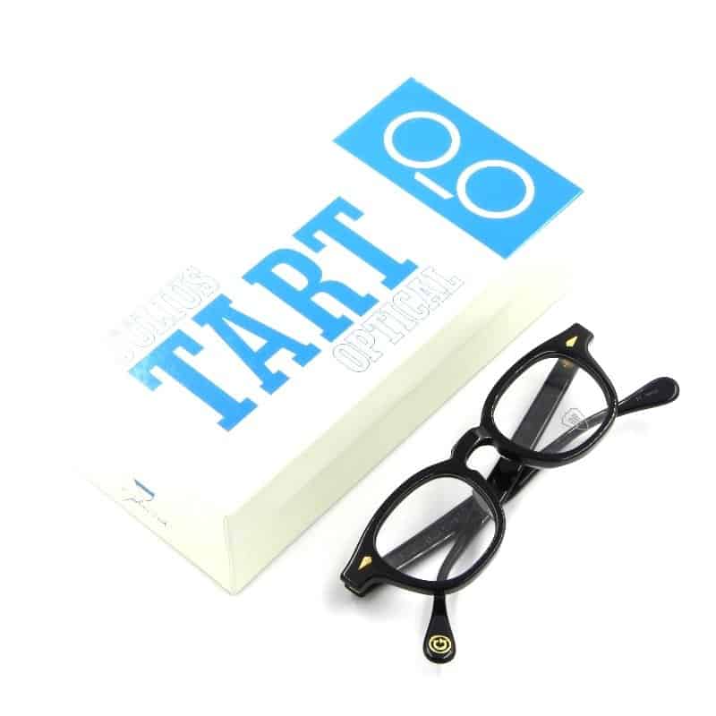 未使用 JULIUS TART OPTICAL ジュリアスタートオプティカル メガネフレーム AR G アーネル ブラック 黒 メガネ 眼鏡 サングラス 中古 50012662