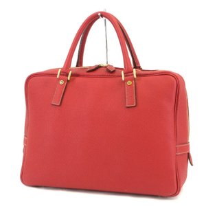 ブリーフケース キャリーオール ビジネスバッグ 大峡製鞄 赤 レッド シュリンクレザー バッグ