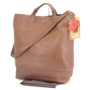 トートバッグ fino 2way tote bag 49S164H フィーノ 2WAY チョコ 栃木レザー フルベジタブル