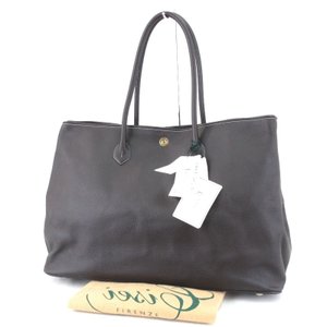 トートバッグ 0941 LD TOTE トゥモローランド別注. カーフレザー T.MORO ダークブラウン