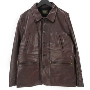 14AW レザージャケット 50'S カーコート カウハイド ライダース