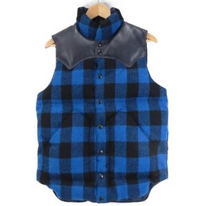 The Stylist Japan × Rocky Mountain スタイリストジャパン ダウンベスト 青 黒 36