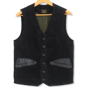 GERUGA ゲルガ SUEDE LEATHER VEST GR-V-06B スウェードベスト