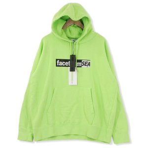 HOODIE WDS-FACE01 プルオーバーパーカー グリーン XL メンズ 中古 70012208