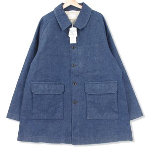 未使用 nanamica Denim Short Field Coat SUBS124 ジャケット インディゴ L タグ付き メンズ