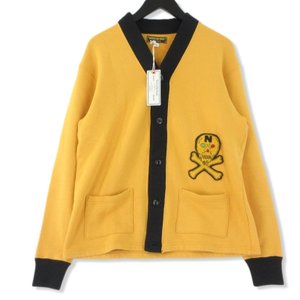 スウェット カーディガン TWO-TONE SWEAT CARDIGAN NM1927 MU L タグ付き