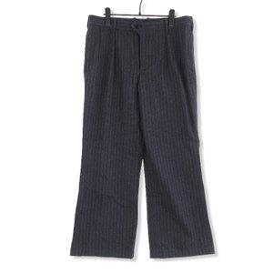 フレンチストライプトラウザー ボタンフライ コットン French Stripe Trousers