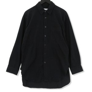 長袖シャツ W-001-5005 ブラック  1 メンズ