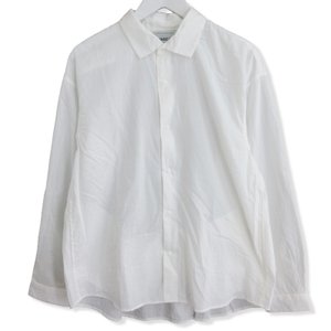 コンフォートシャツ 10156  長袖シャツ 白 S メンズ