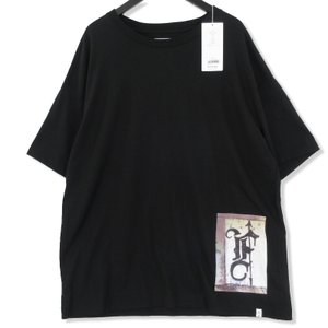 street logo big tee MORKTE-U11 半袖Tシャツ ビッグ プリント ブラック 黒 5 タグ付き メンズ