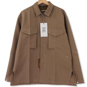 未使用 work dress jacket 512 201 ワークシャツ ボックスシルエット キャメル M メンズ