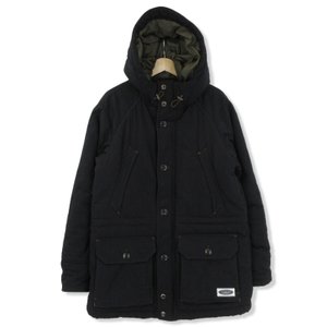 HOODED PADDING JACKET L19A2-4017 19AW マウンテンパーカー 中綿 ブラック 黒 4