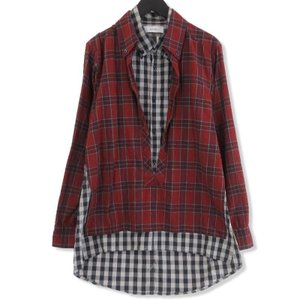 レイヤードロングシャツ RB-SH-M12 18SS LAYERED SHIRT マルチカラー 3 メンズ 中古