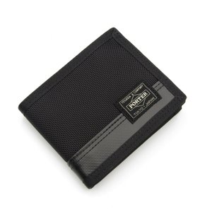 二つ折り財布 703-07976 HEAT ヒート ブラック 黒 