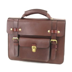 ビジネスバッグ ブリーフケース チョコ ダークブラウン 茶 レザー バッグ 鞄