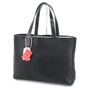 トートバッグ 49S39D bono zip tote bag 栃木レザー 日本製 ブラック 黒 バッグ 