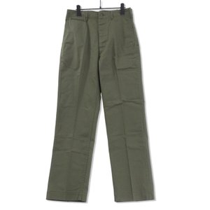 チノパン CHINO 2 トラウザースパンツ ワークパンツ 長ズボン 無地 オリーブ 33 タグ付き