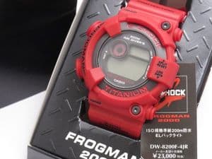 DW-8200F-4JR 2000 限定 FROGMAN 赤蛙