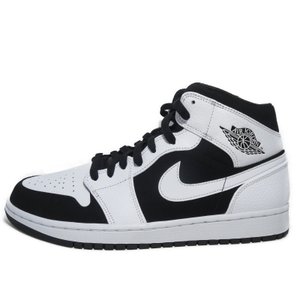 AIR JORDAN 1 MID 554724-113  WHITE/BLACK 