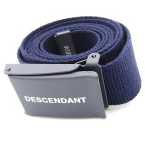 ベルト WEBBING BELT 191MYDS-AC04 ウェビング ネイビー 紺 レザー 革 中古 15000473