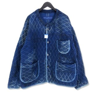 KENDO DIAMOND PATTERN PATCHWORK NO-COLLAR