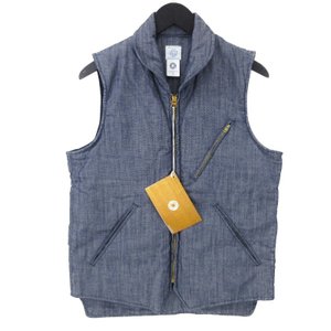 ポストオーバーオールズ E-Z Cruz Vest デニムベスト