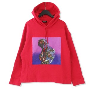 18SS プルオーバーパーカー JOY DIVISION Classic hoodie レッド 赤 XS メンズ 中古 20013492