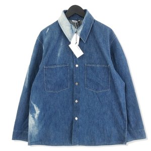 SUN FADE BLEACH LIGHT DENIM SHIRTS BLOUSON A21SB01PD 長袖デニムシャツ